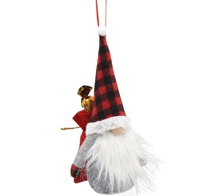 DEKORATÍVNY ŠKRIATOK S DARČEKOVOU TAŠKOU 20CM