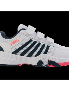 Tenisky K-swiss COURTEXPRESS2STRAP WHITE/STARGAZER/NEON BLAZE-M (54495-129-M)