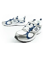 New Balance 408 pánske športové tenisky módne pohodlné biele strieborné