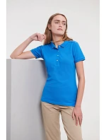 Russell Athletic 566F Dámske elastické polo tričko z piké 10.566F fuchsiová