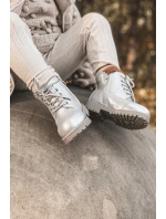 stříbrné teplé Dětské boty model 21506671 - Boto