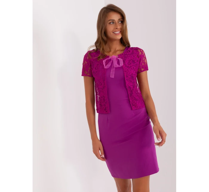 Šaty LK SK 509284 2.03X fialová
