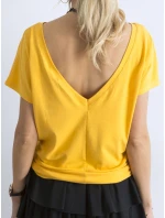 Tričko RV TS model 14816788 tmavě žlutá - FPrice Tričko RV TS model 14816788 tmavě žlutá - FPrice