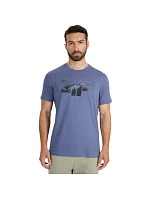 Pánske tričko 4F M2359 denim 4FWAW25TTSHM2359 32S pánske