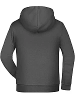 JN Dětská mikina s kapucí 02. graphite model 22414002 - Daiber