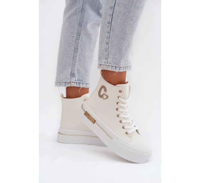 Dámské tenisky na platformě Bílé Meloria