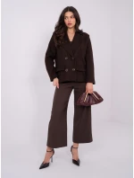 IT KR bunda FL9559.02P tmavohnedá IT KR bunda FL9559.02P tmavohnedá