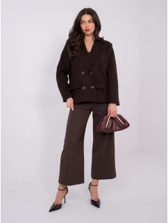 IT KR bunda FL9559.02P tmavohnedá