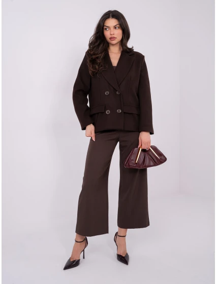 IT KR bunda FL9559.02P tmavohnedá IT KR bunda FL9559.02P tmavohnedá