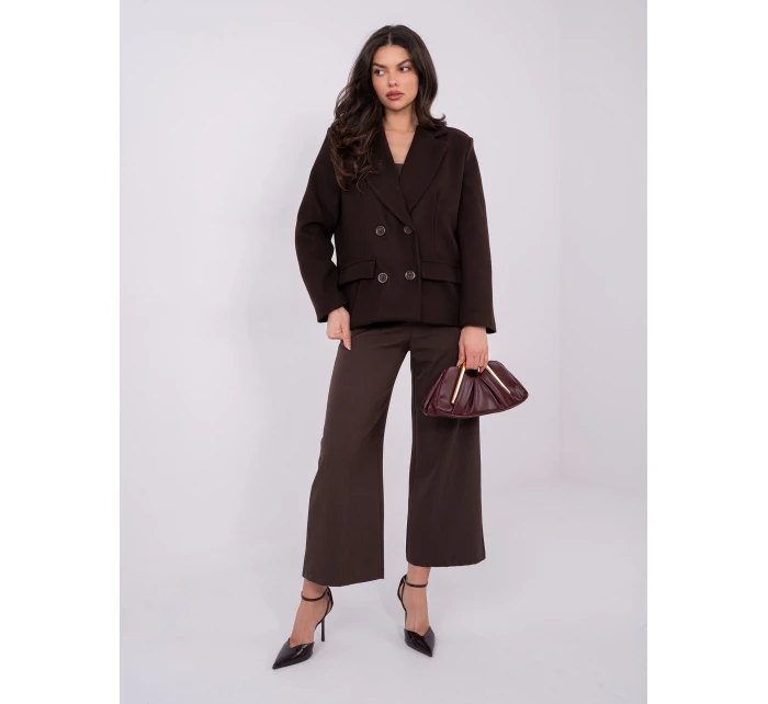 IT KR bunda FL9559.02P tmavohnedá IT KR bunda FL9559.02P tmavohnedá