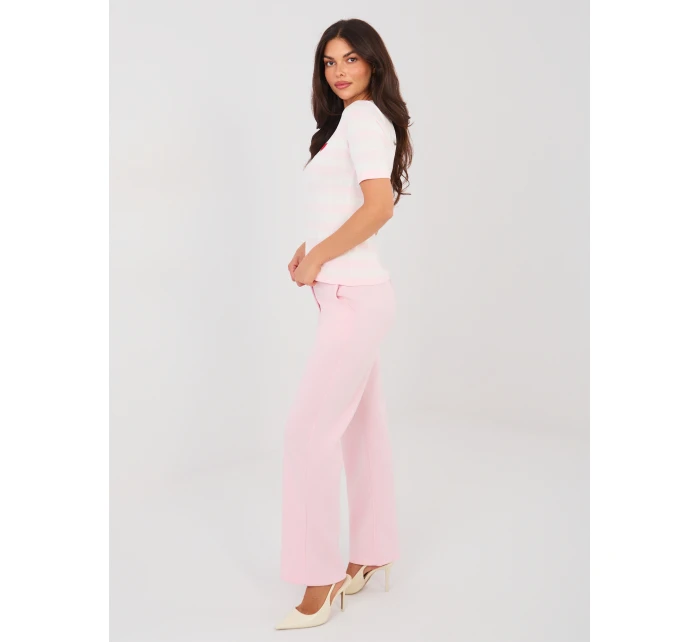 Nohavice IT SP 22209.15 svetloružové