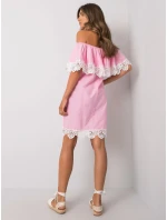 Šaty LK SK model 17416340 růžový - FPrice Šaty LK SK model 17416340 růžový - FPrice