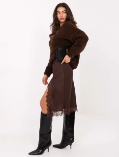 Sukňa MI SD 3275.57 hnedá