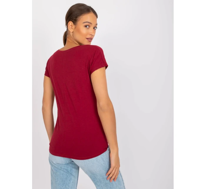 Tričko RV TS 4832.16P gaštanová