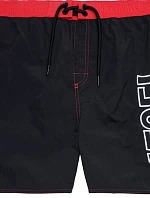 Pánske kúpacie šortky 00SV9U-0PCAU-900 - čierna/červená - Diesel