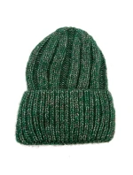 Dámská čepice Tmavě zelená melír P&M model 20616499 - Art of polo Dámská čepice Tmavě zelená melír P&M model 20616499 - Art of polo