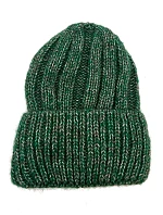 Dámska čiapka 24519 042 Tmavozelené odlesky - P&M