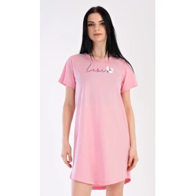 Dámska nočná košeľa s krátkym rukávom I love you Dámska nočná košeľa s krátkym rukávom I love you