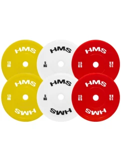 TPP05 (2 x 5,0 KG) BIELA TECHNICKÁ OLYMPIJSKÁ BALLER PE 2 x 5,0 KG HMS