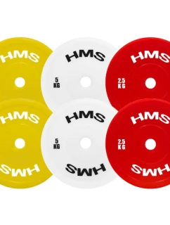 TPP05 (2 x 5,0 KG) BIELA TECHNICKÁ OLYMPIJSKÁ BALLER PE 2 x 5,0 KG HMS