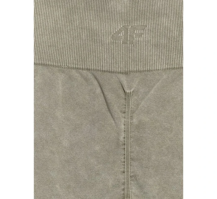 Dámske bezšvové legíny na jogu a pilates 4F 4FWAW25TFTIF407-41A Dámske bezšvové legíny na jogu a pilates 4F 4FWAW25TFTIF407-41A