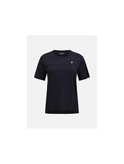 Tričko PEAK PERFORMANCE W Trail Wool Blend SS, čierne