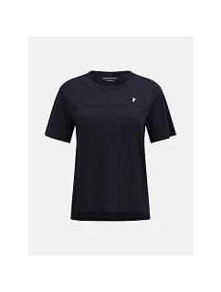 Tričko PEAK PERFORMANCE W Trail Wool Blend SS, čierne