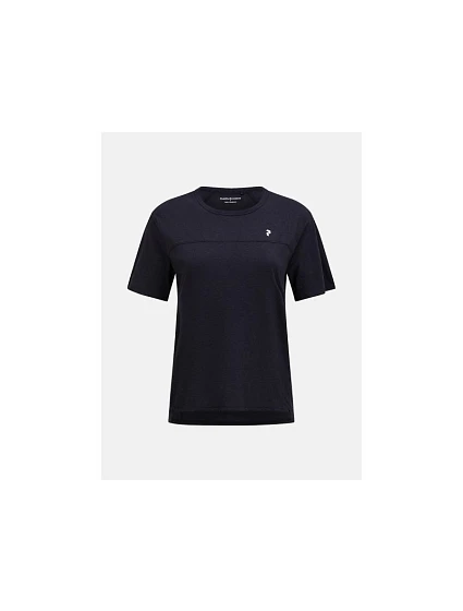 Tričko PEAK PERFORMANCE W Trail Wool Blend SS, čierne Tričko PEAK PERFORMANCE W Trail Wool Blend SS, čierne
