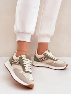 Dámské Sportovní Boty S Na Platformě Zelené model 21689026 - Boto