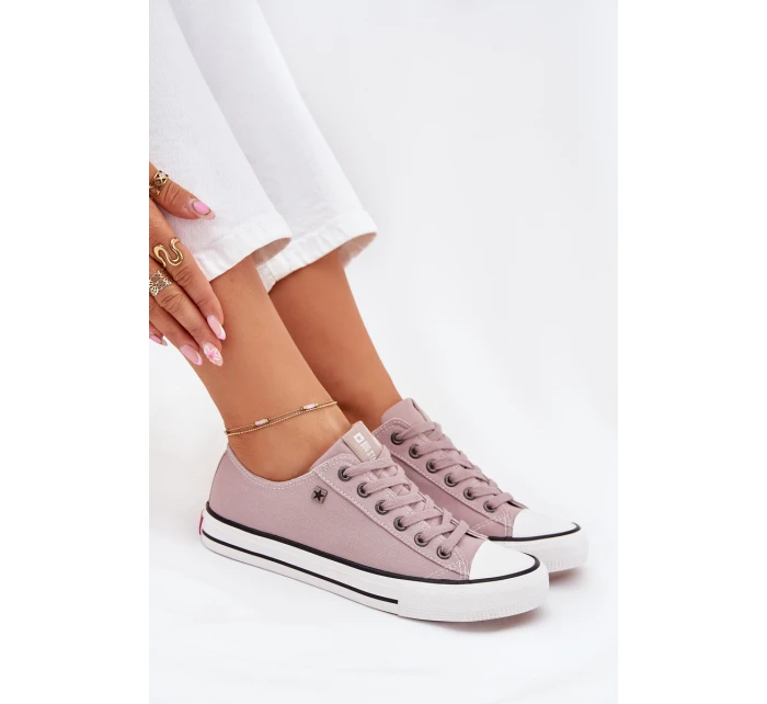 Dámské Nízké Tenisky Big Star model 21705183 Šedé - Big Star Shoes Dámské Nízké Tenisky Big Star model 21705183 Šedé - Big Star Shoes