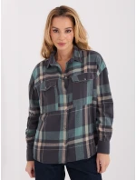 Koszula model 21791146 szaro niebieski - FPrice Koszula model 21791146 szaro niebieski - FPrice