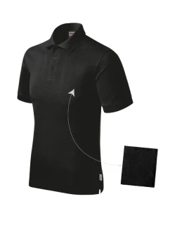 Resist Heavy Polo Shirt black 01 (štítok značky)