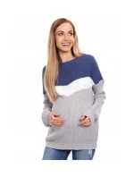 Dámsky tehotenský sveter 40023 - Peekaboo
