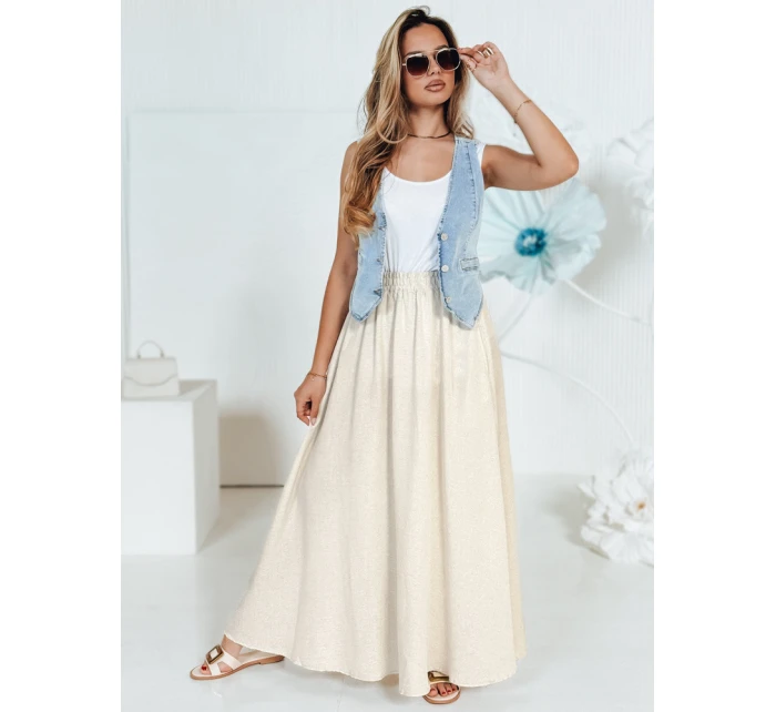 CISTAL sukňa béžová FashionStreet CY0452