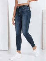 Dámske skinny džínsy modré FashionStreet UY2787 Dámske skinny džínsy modré FashionStreet UY2787