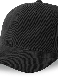6 panelová manšestrová kšiltovka black model 22478951 - Atlantis Headwear