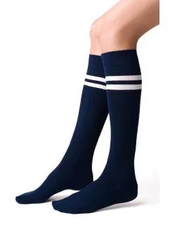 Steven 072 bavlna s pruhmi farba:tmavomodrá