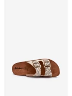 Pohodlné Dámské Žabky S  Zlaté model 21664587 - Inblu