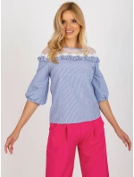 Bluzka LK BZ model 18605120 biało niebieski - FPrice