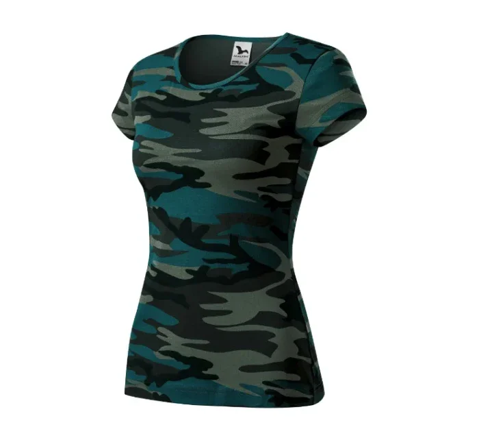 Camo Pure Tričko maskáčové petrol Camo Pure Tričko maskáčové petrol