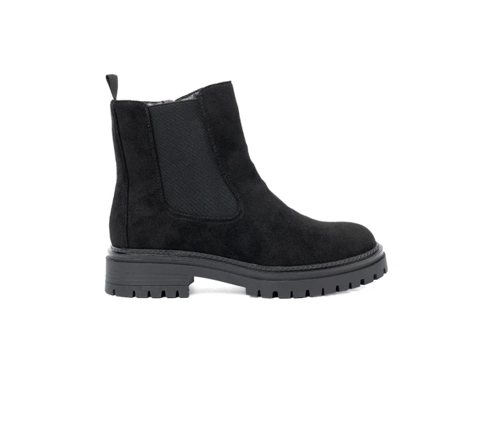 Trendy dámské kotníčkové boty černé platforma Trendy dámské kotníčkové boty černé platforma