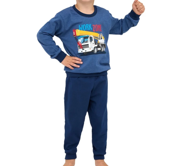 Chlapčenské pyžamo 478/162 Pracovná zóna - CORNETTE Chlapčenské pyžamo 478/162 Pracovná zóna - CORNETTE