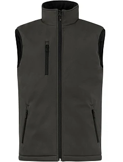 Padded Softshell Vest Men Pánská zateplená softshellová vesta model 22455002 dark grey - Clique