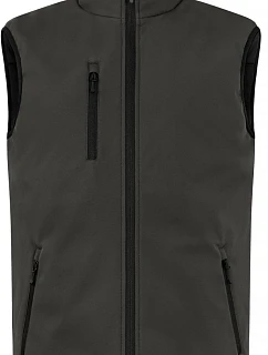 Clique Padded Softshell Vest Men Pánska zateplená softshellová vesta 67.0958 tmavošedá