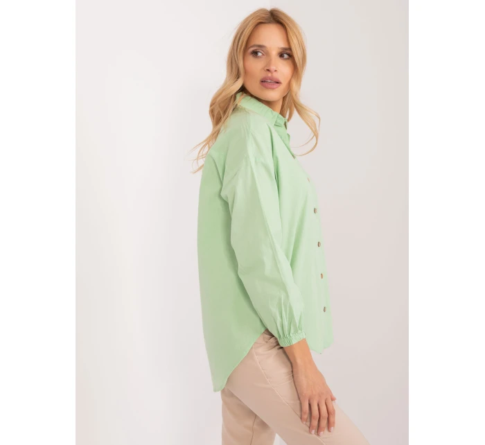 Koszula BP KS model 21215664 pistacjowy - FPrice Koszula BP KS model 21215664 pistacjowy - FPrice