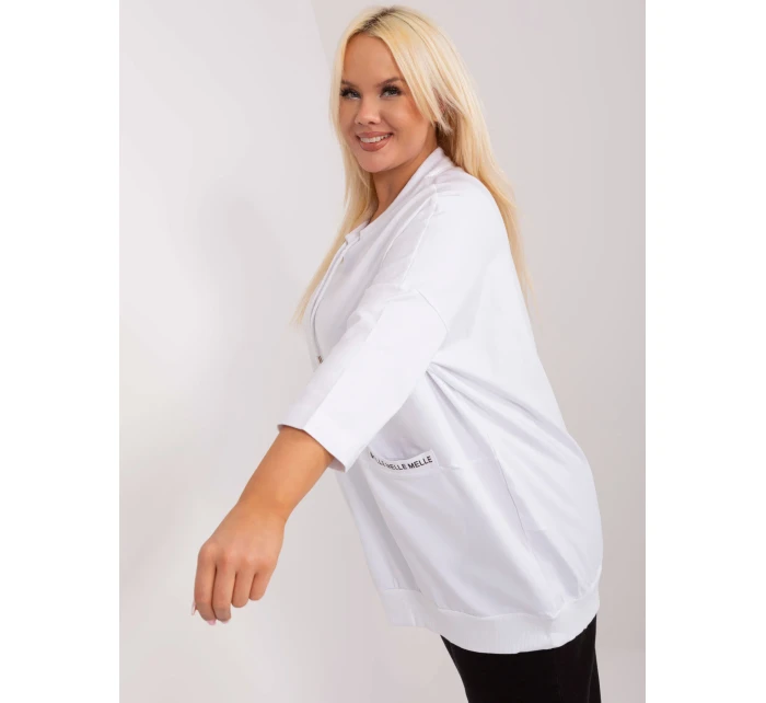 Bluzka RV BZ model 19465416 biały - FPrice Bluzka RV BZ model 19465416 biały - FPrice