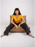 Tričko RV TS 7543.12x jasne oranžová