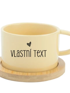 Vlastní text na keramický hrníček - Makronka 
