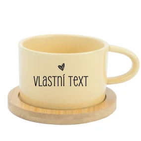 Vlastní text na keramický hrníček - Makronka 