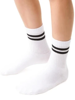 Chlapčenské vzorované ponožky 014 WHITE 32-34